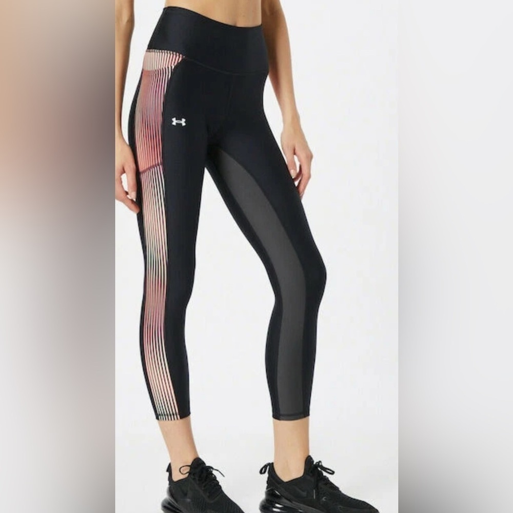 Under Armour Women No Slip Waistband 7/8 Ankle compression legging XS extra smal